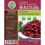 Готовое блюдо в фольге "Фасоль красная в собственном соку" (КРОНИДОВ)